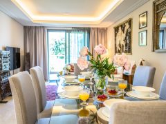 Holiday Letting Antibes - Breakfast on dining table