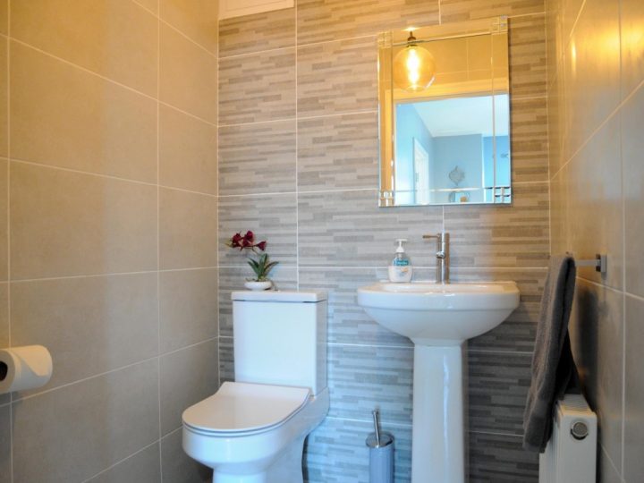Locations de vacances exclusives Kerry - Toilettes et lavabo en bas