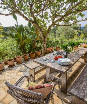 Holiday houses Ibiza - Outside bench