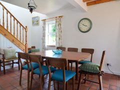 Luxury Holiday Homes Ireland - Dining table and staircase