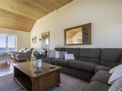 Exclusive holiday houses Kerry - Living area with sea view