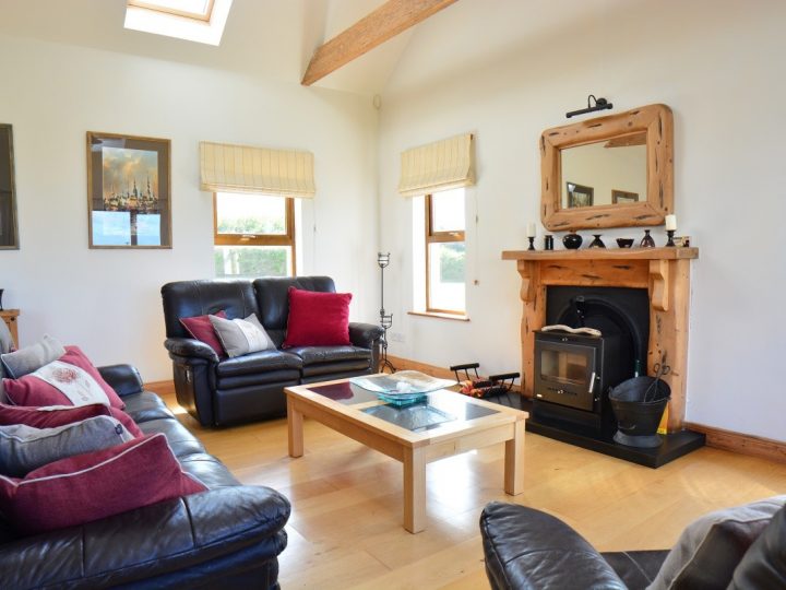 Holiday houses Wild Atlantic Way - Living area and fireplace