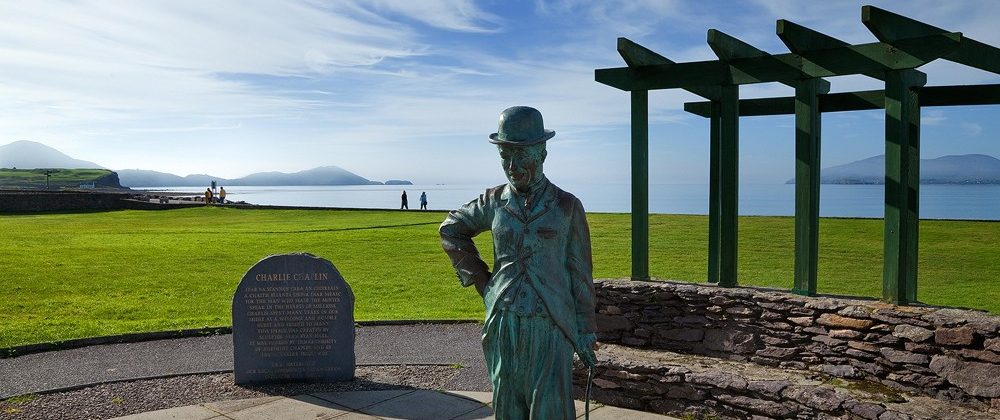 Holiday Homes Ireland - Charlie Chaplin statue Waterville