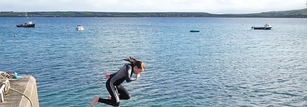 Exclusive Holiday Lets on the Wild Atlantic Way - Ventry pier jumping