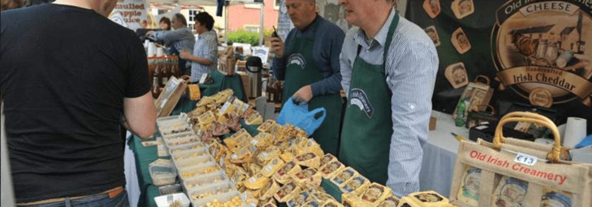 Holiday Lets on the Wild Atlantic Way - Food festival cheese stall