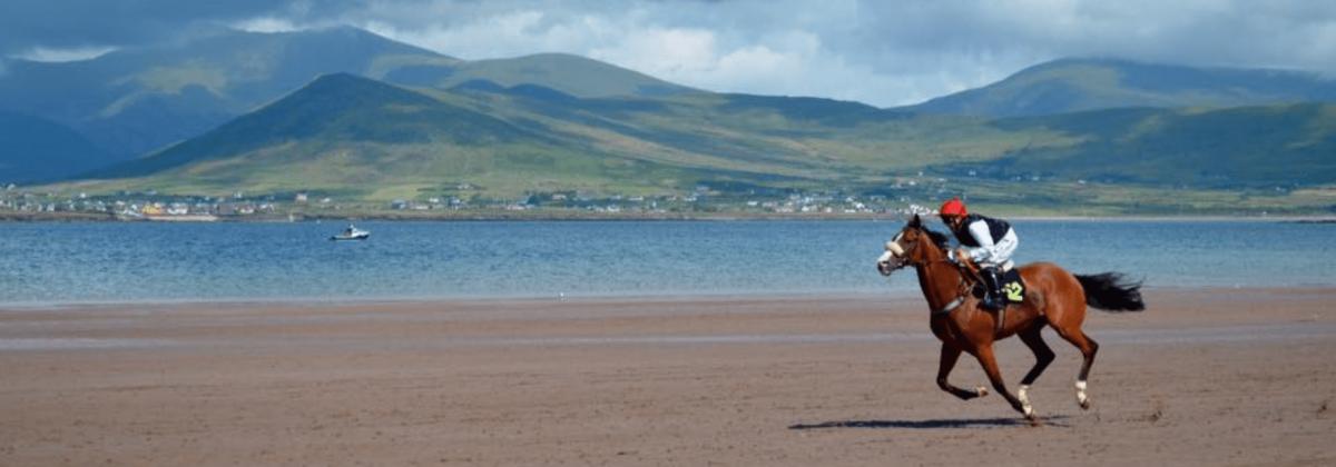 Holiday Letting on the Wild Atlantic Way - Beach horse racing