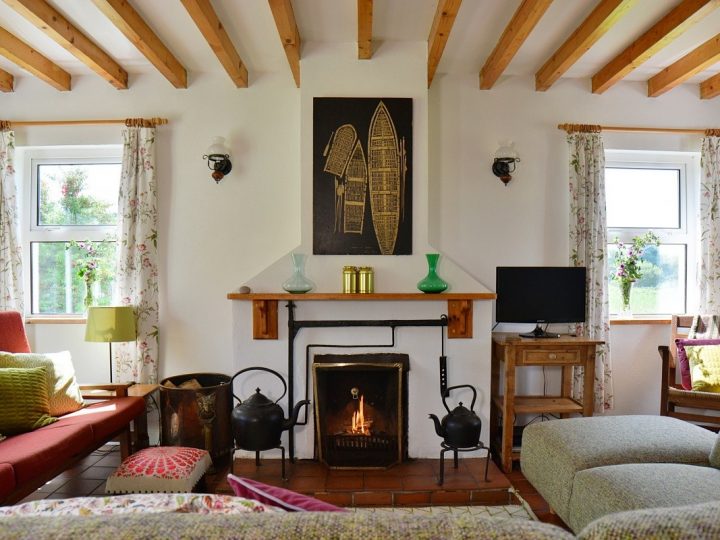 Holiday rentals Ireland - Fireplace and lounge