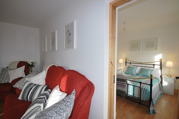 Luxury Holiday Homes Ireland - Lounge into bedroom