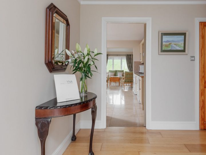 Bay view cottage hallway